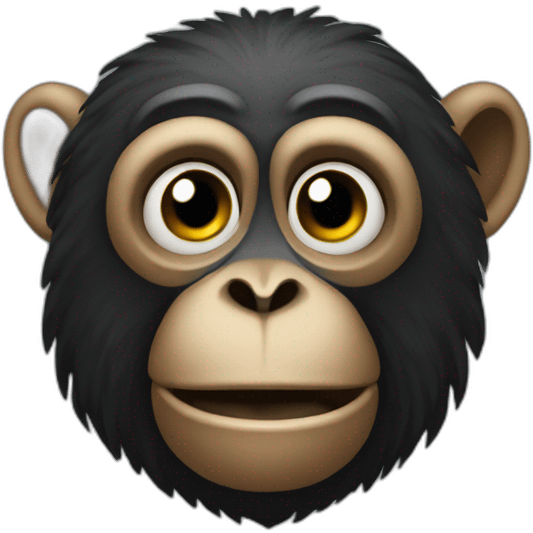 black monkey from bulgaria emoji