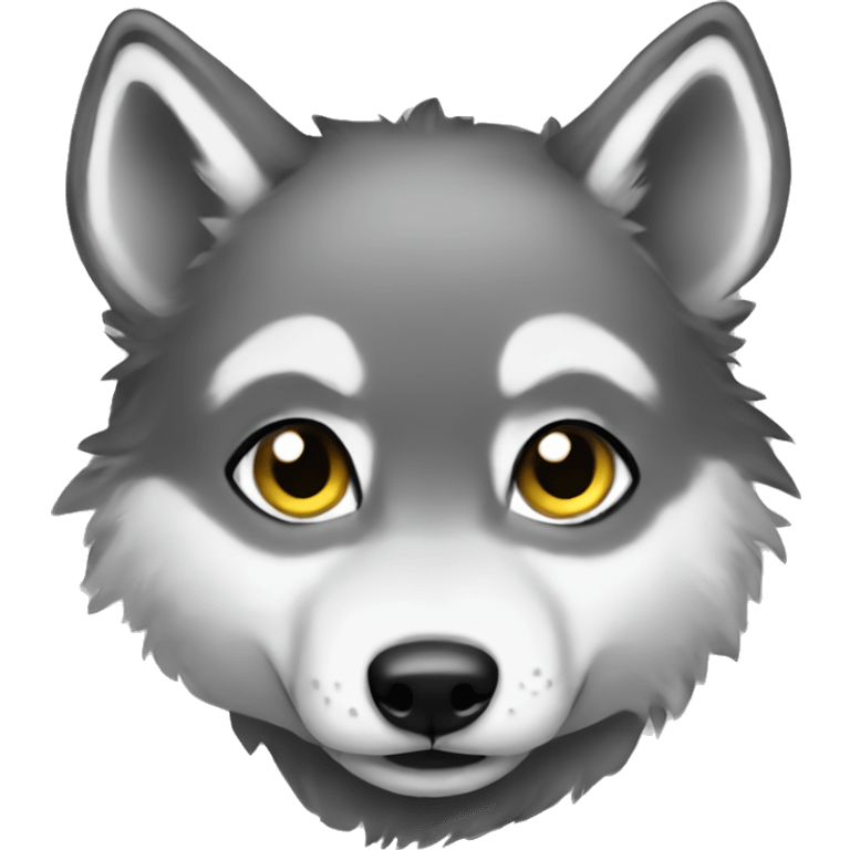 Baby wolf emoji