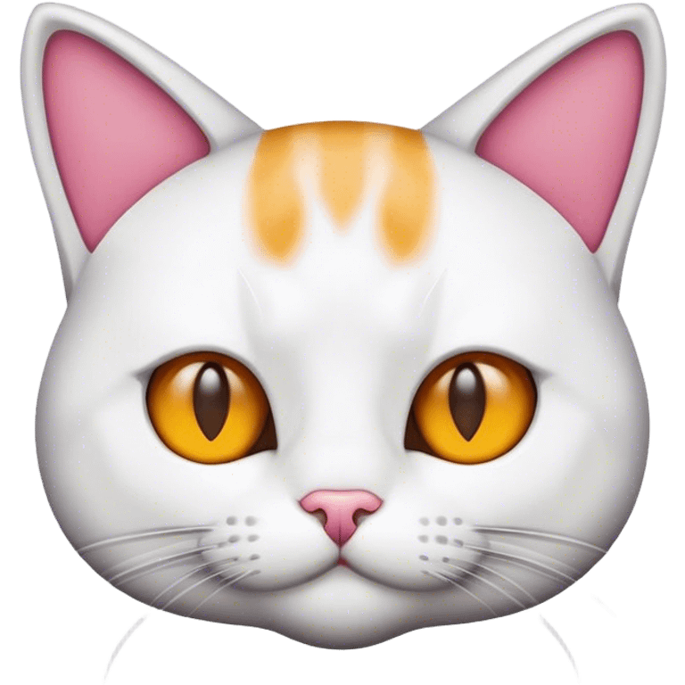 Bicolor cat emoji