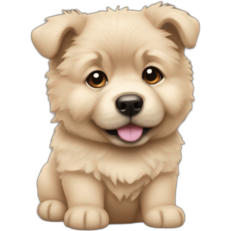 puppy chow-chow emoji