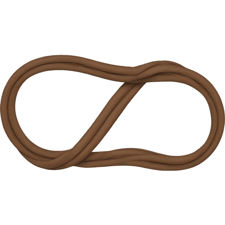 a streched rubber band emoji