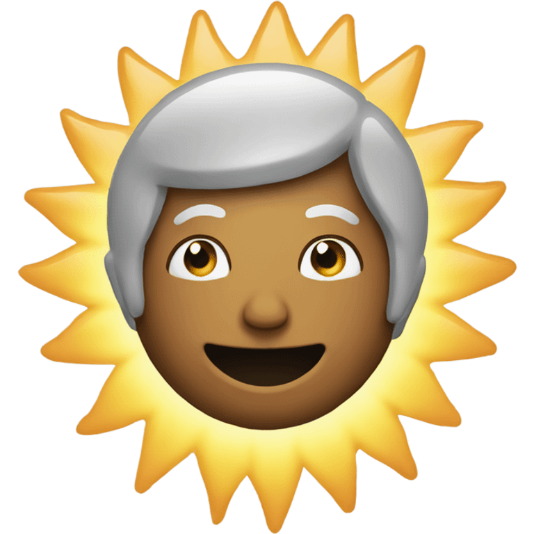 Good morning with a Sun smiling emoji