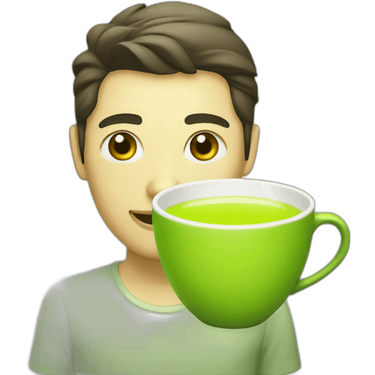 code light green tea emoji