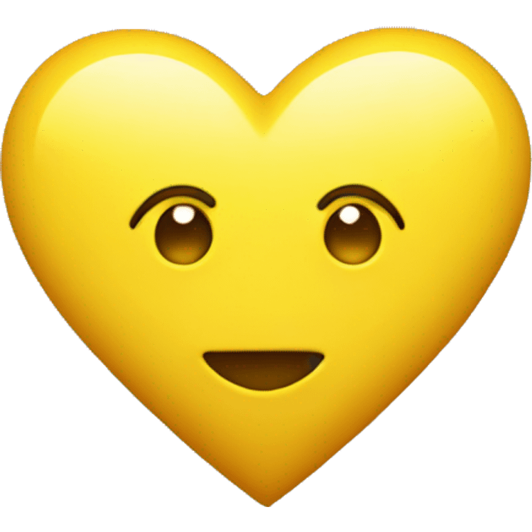 Yellow heart emoji