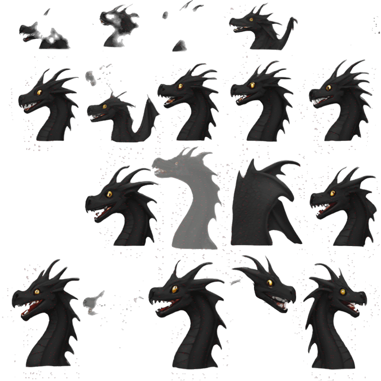 black dragon emoji