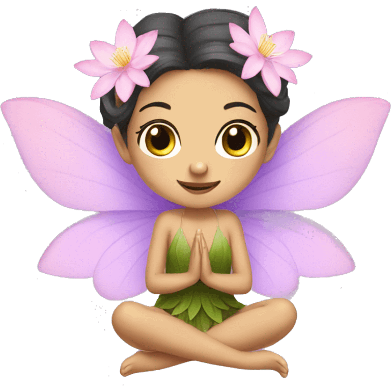 Lotus flower fairy  emoji