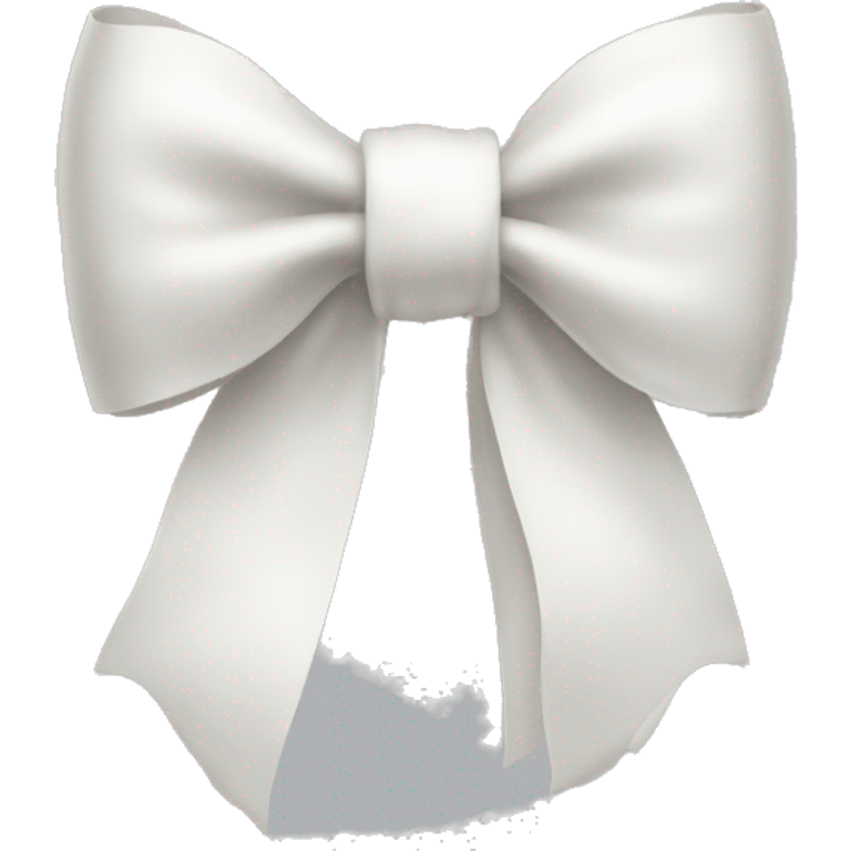 white bow emoji