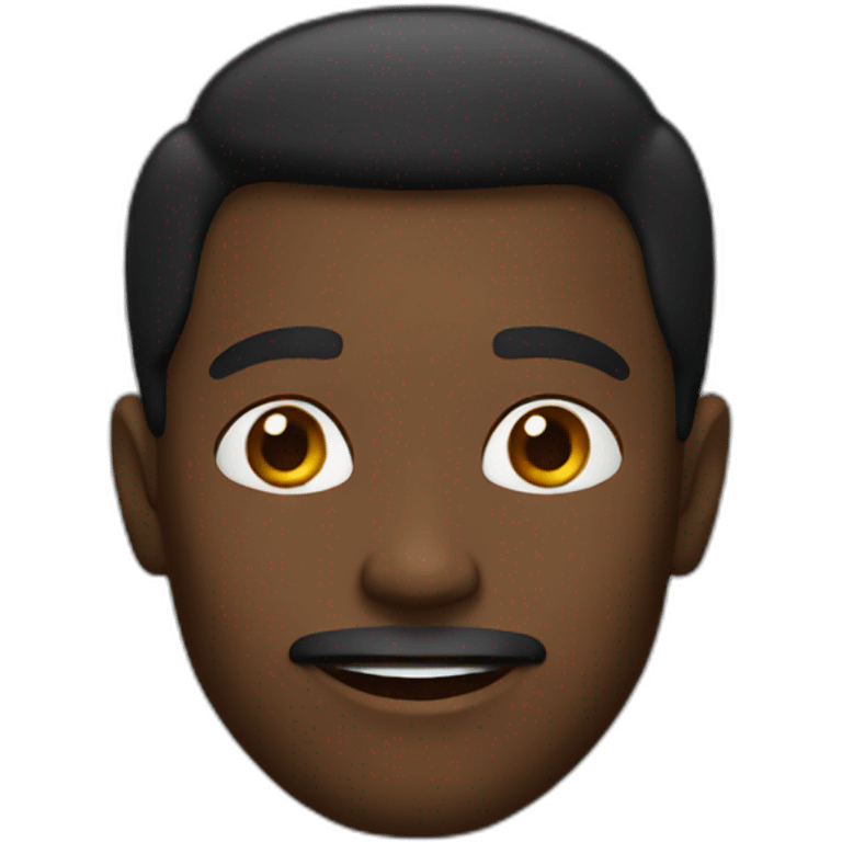 black dude emoji