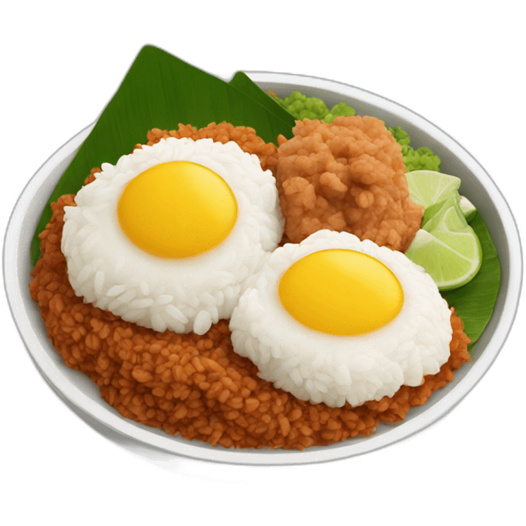 Nasi lemak emoji