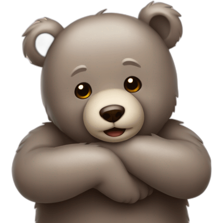 hug bear emoji