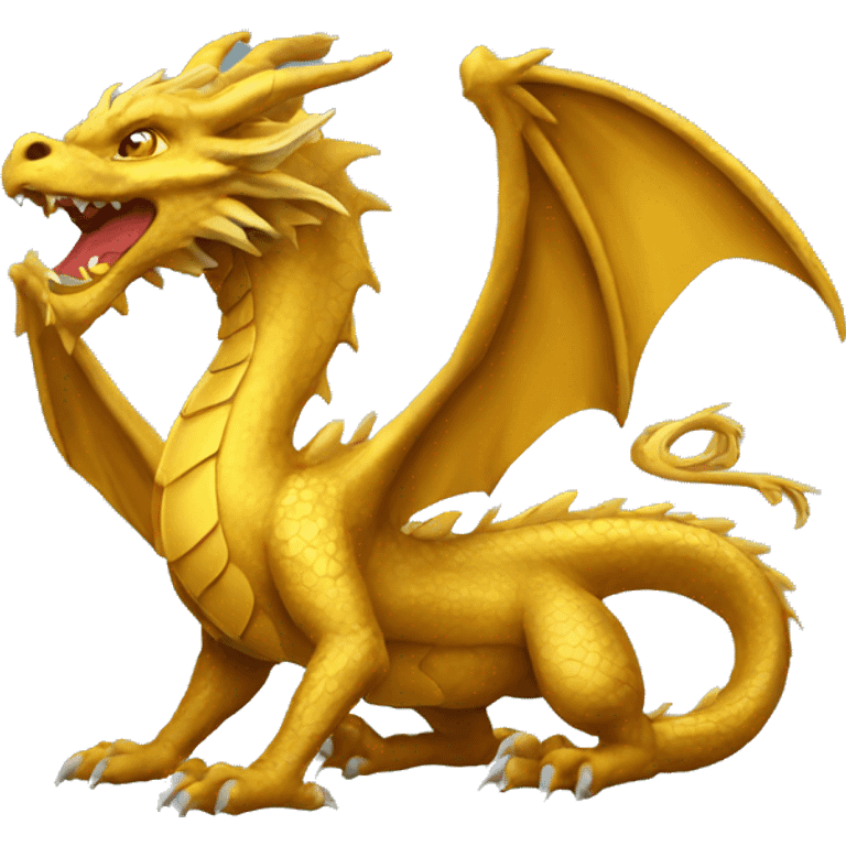 golden dragon emoji