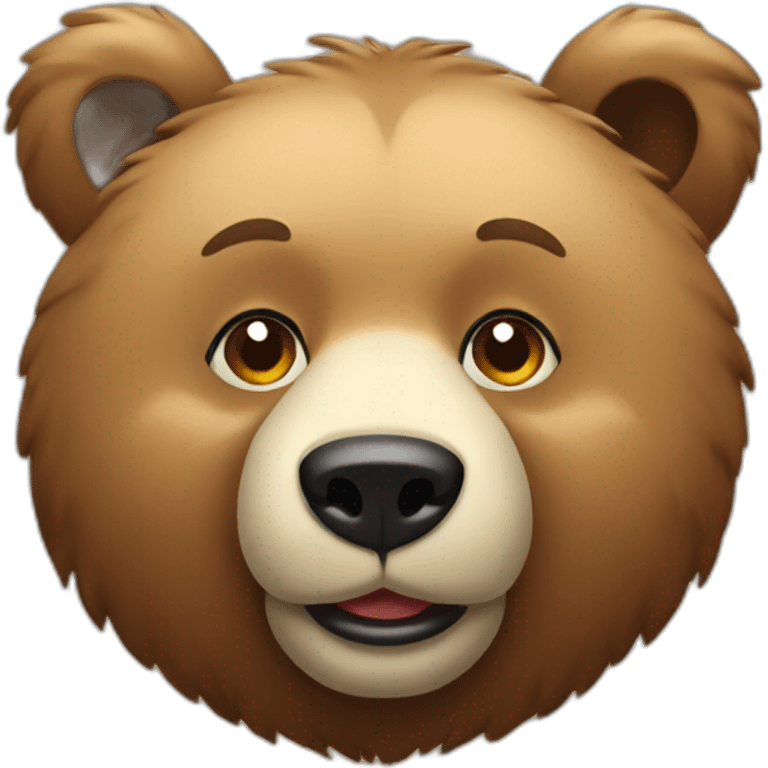 Bear work with ipad emoji