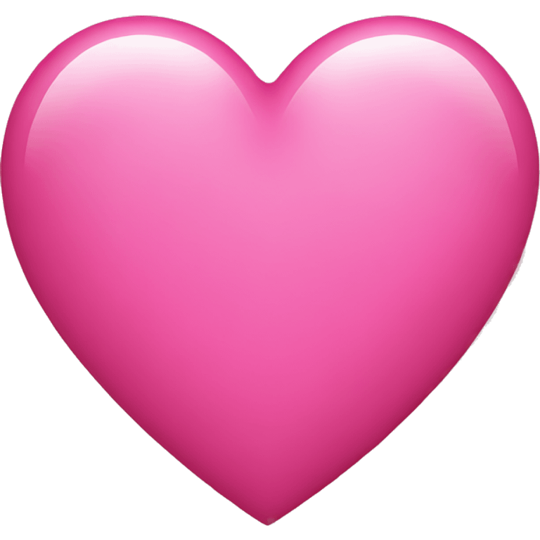 Heart pink emoji