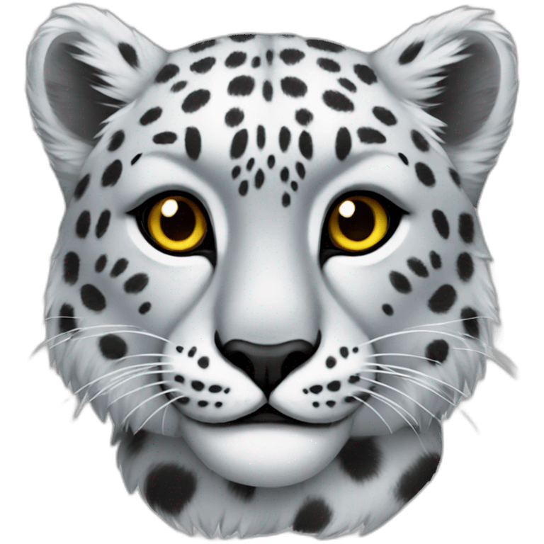 Snow Leopard Full Body emoji