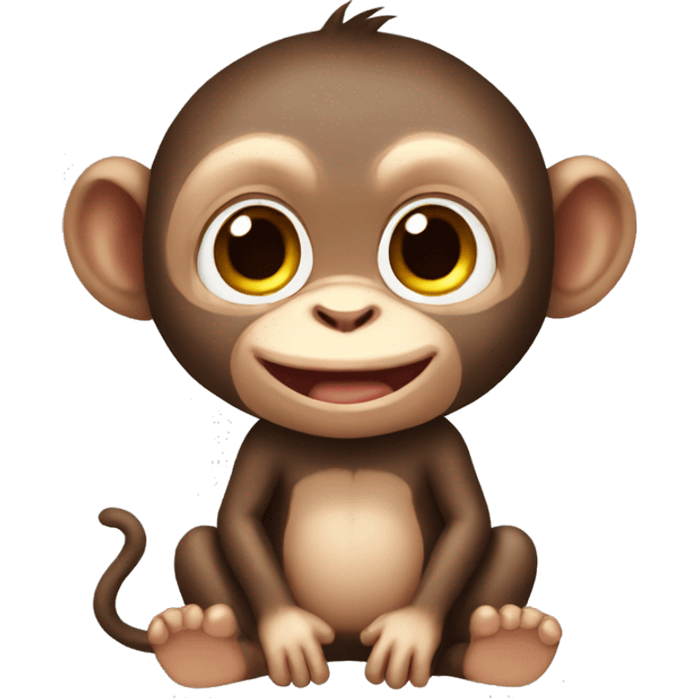 Baby monkey emoji