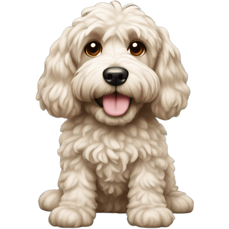 Cockapoo dog emoji