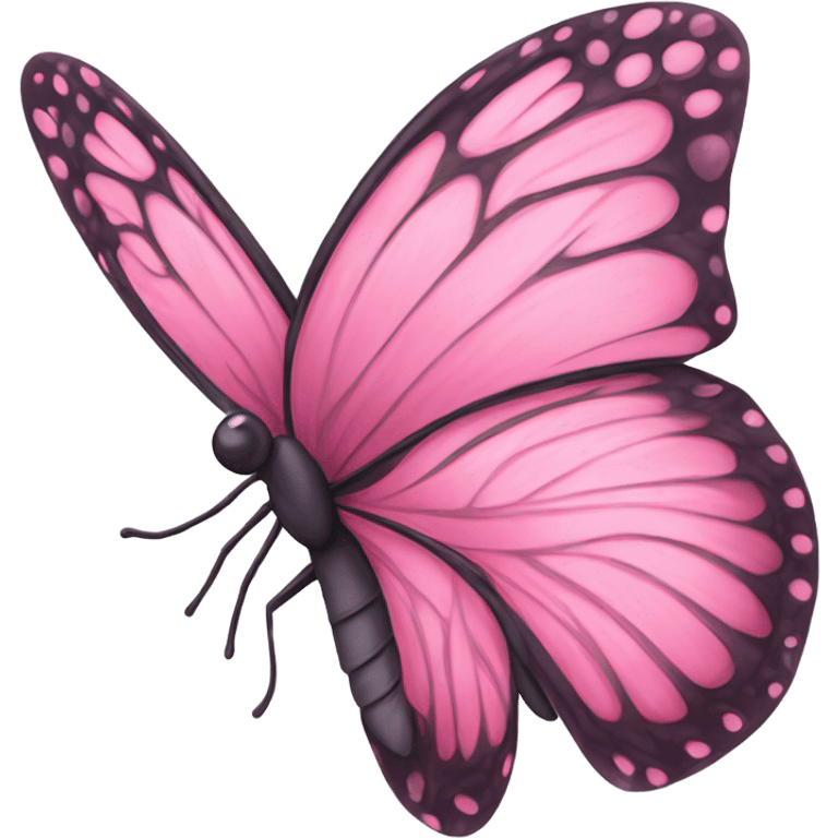 Pink butterfly  emoji