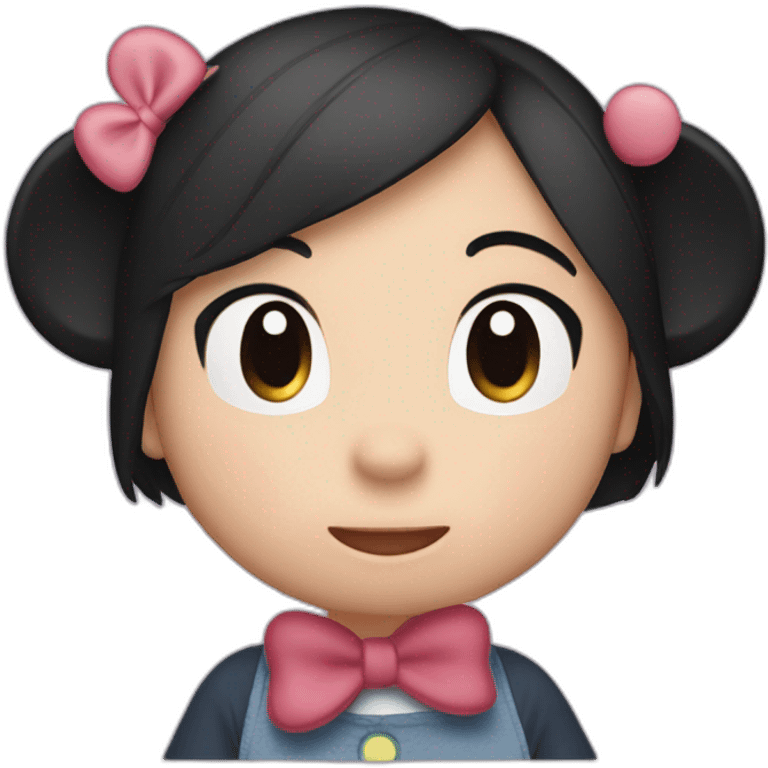 Mickey and Minnie tsum tsum emoji