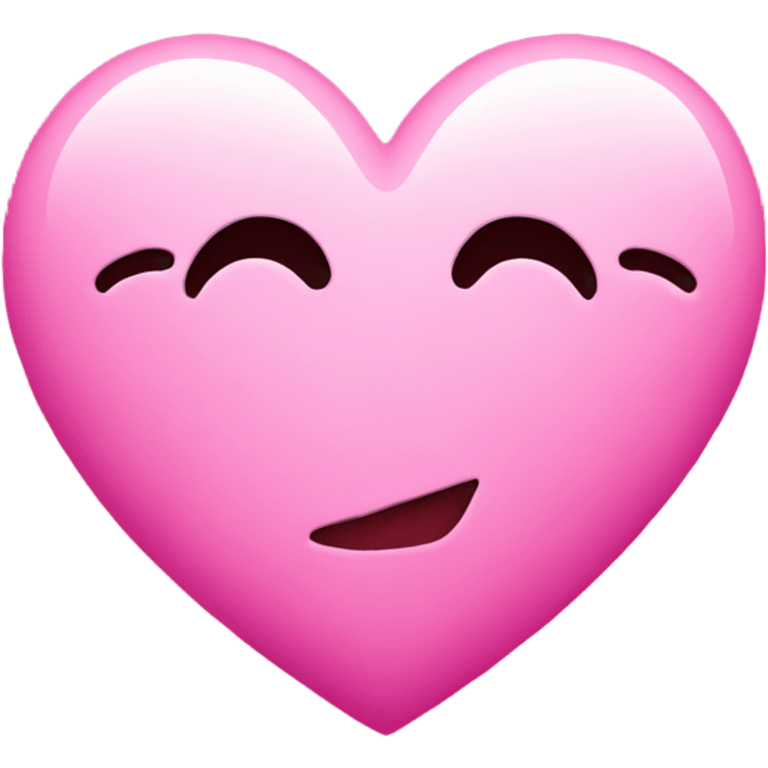 Pink heart  emoji