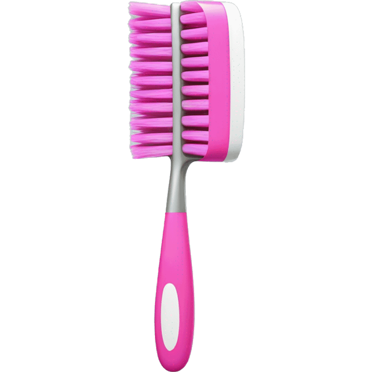 Brosse à dents rose emoji