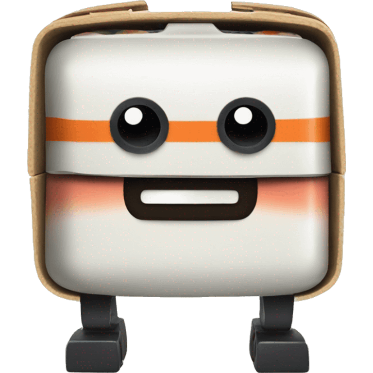 Sushi bento box robot emoji