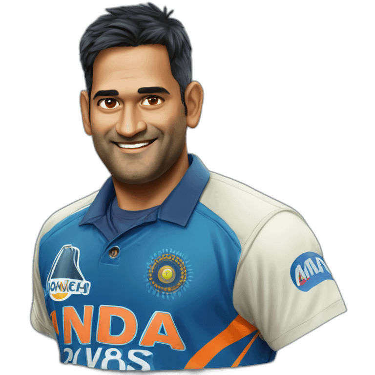 Mahendra Singh Dhoni emoji