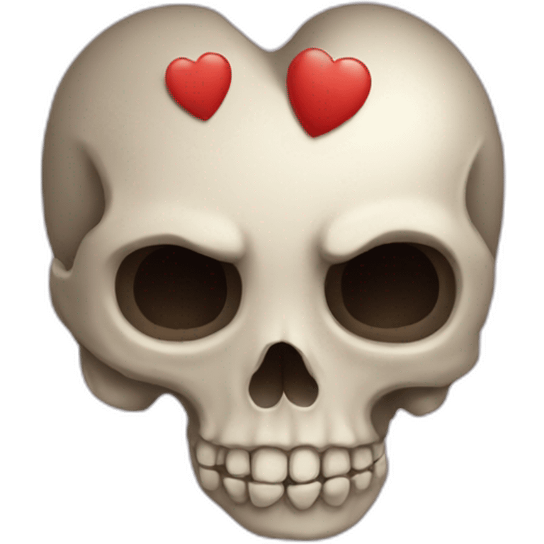 skull heart emoji