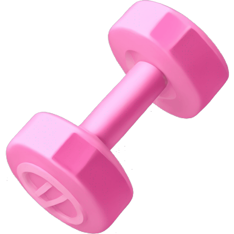 light pink dumbbells emoji