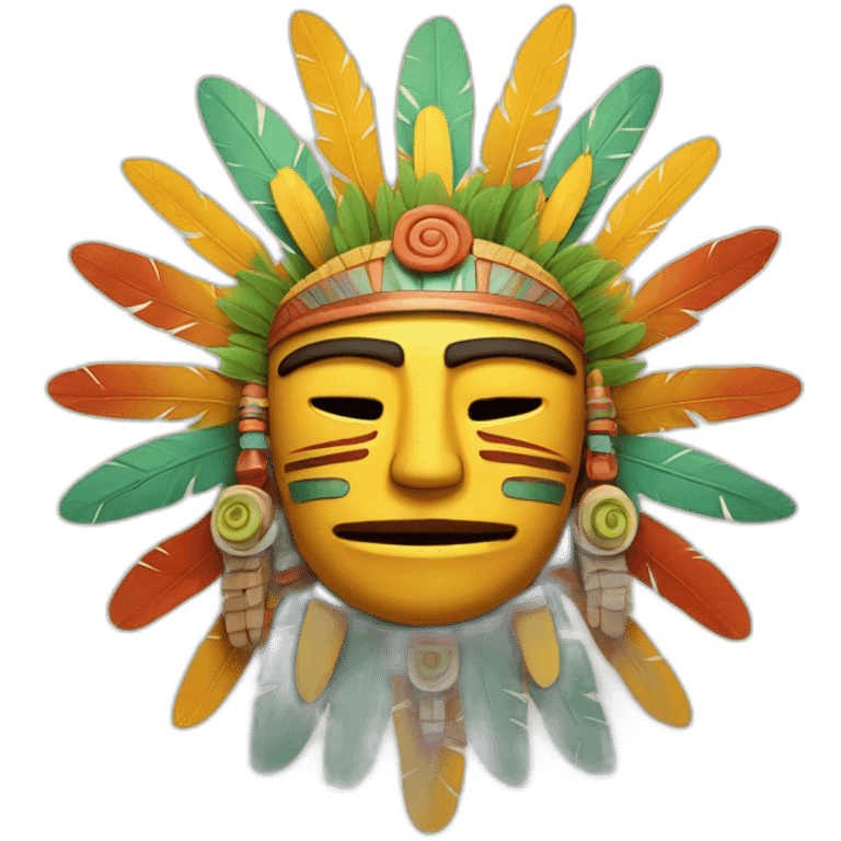 Huitzilopochtli and Sun emoji