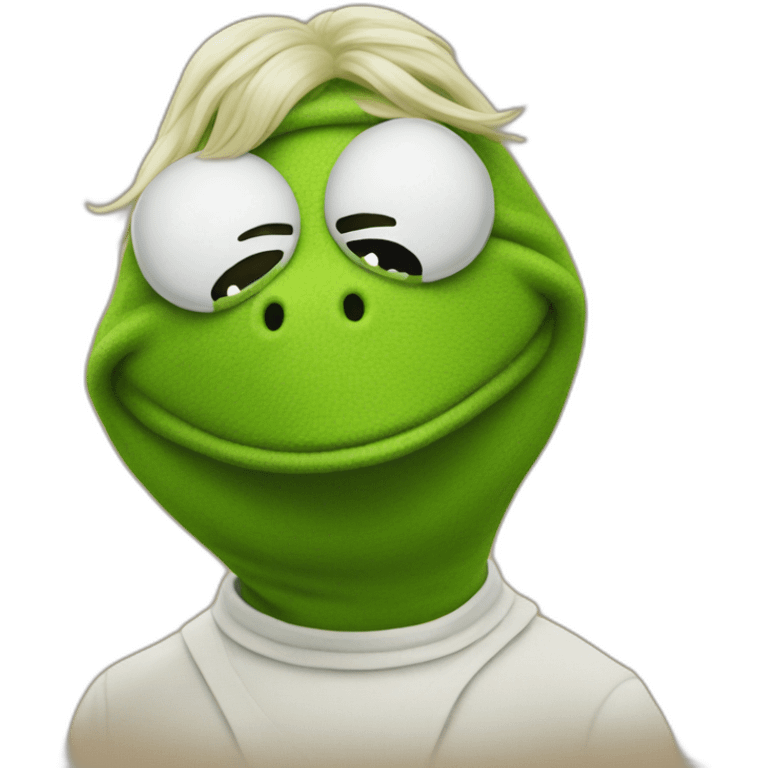 kermit with a mask emoji