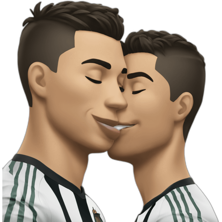 Cristiano Ronaldo kiss emoji