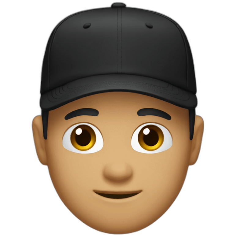 man black cap emoji