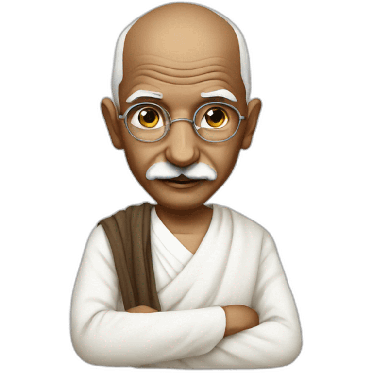 Mahatma Gandhi emoji