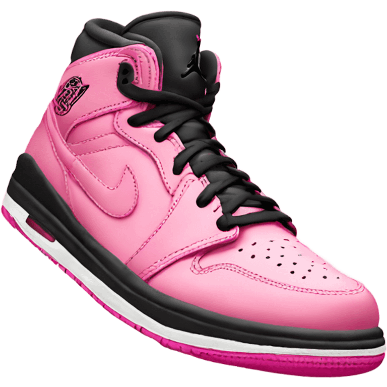 pink air Jordan  emoji