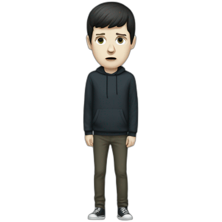 Ian Curtis, full body view emoji