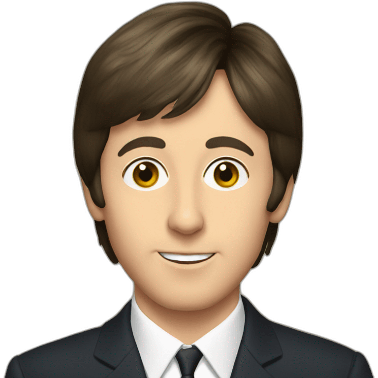 Young Paul McCartney emoji