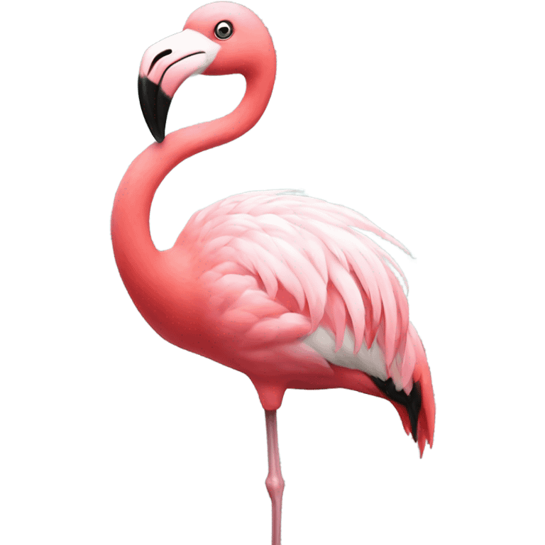 Flamingo in a bikini  emoji