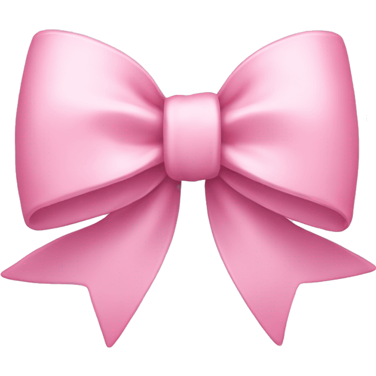 Pastel Pink bow emoji