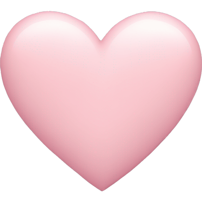 pastel pink heart emoji