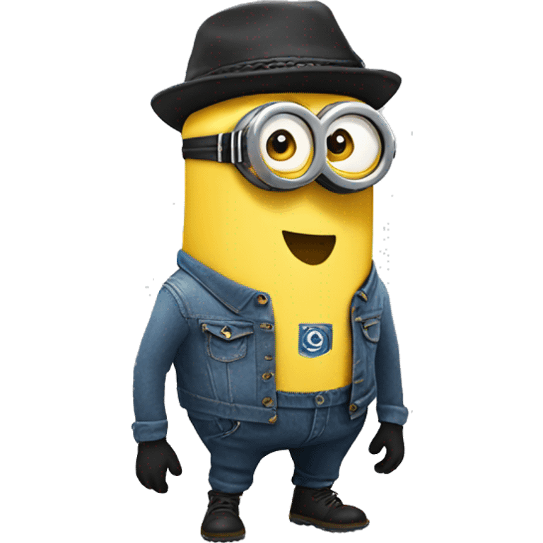 Minion with hat  emoji