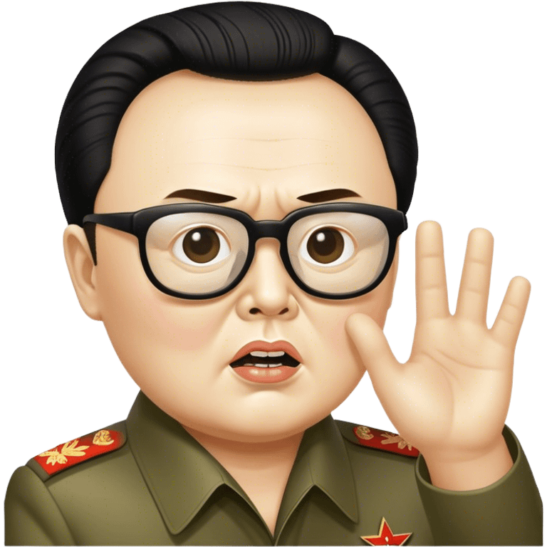 Dear leader Kim Jung Il directs you in his movie emoji