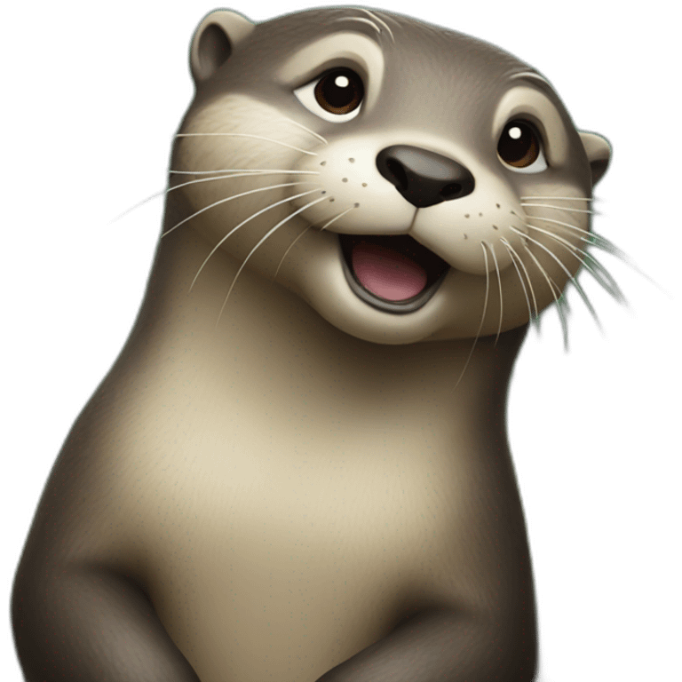 Otter saying no emoji