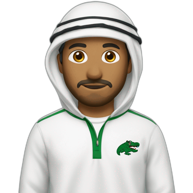 Arabe en survetement lacoste emoji