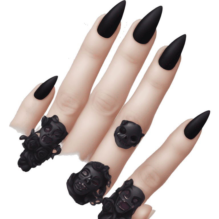 Goth Nails emoji