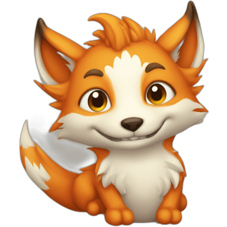 fox dragon emoji