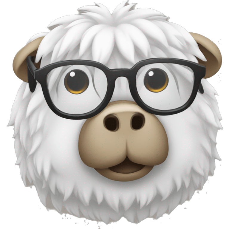 beyaz poro with glasses emoji