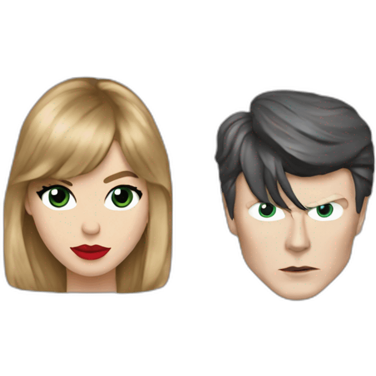 taylor swift and david bowie emoji