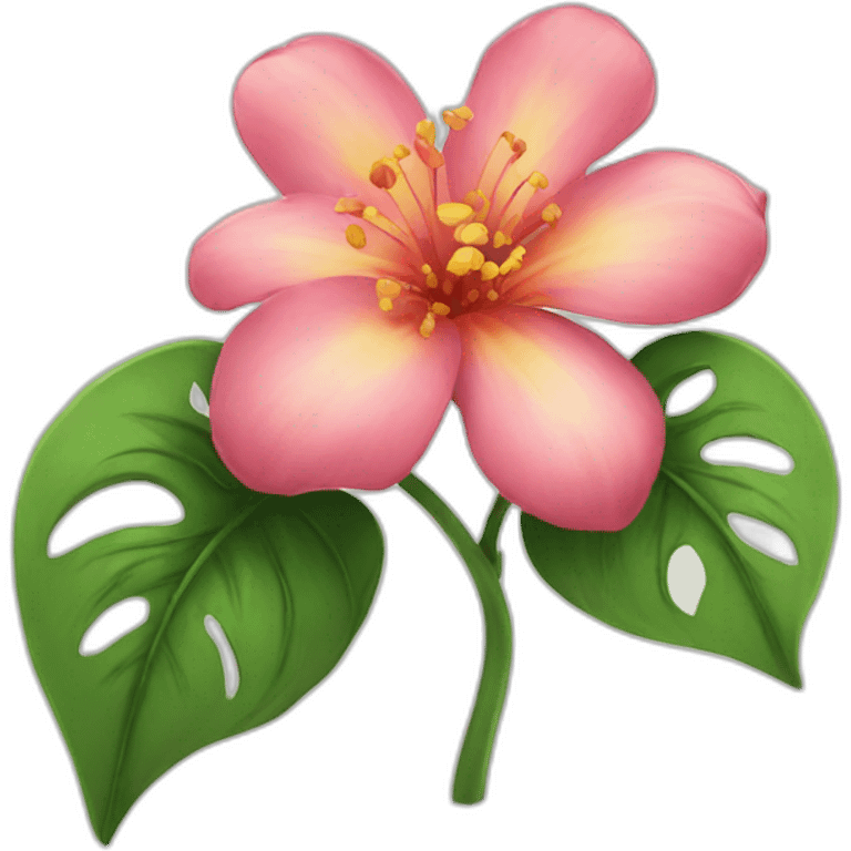 Fantasy beautiful flower emoji