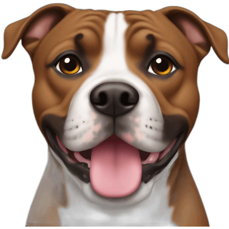 Staffie brown emoji