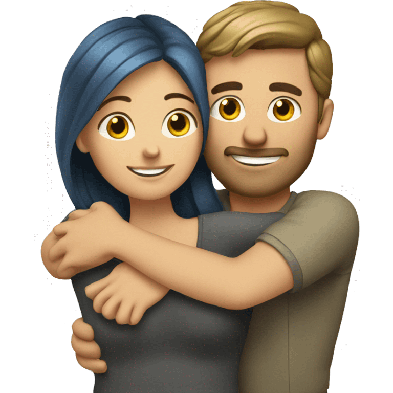 caucasian-man-hugs-causacian-woman emoji